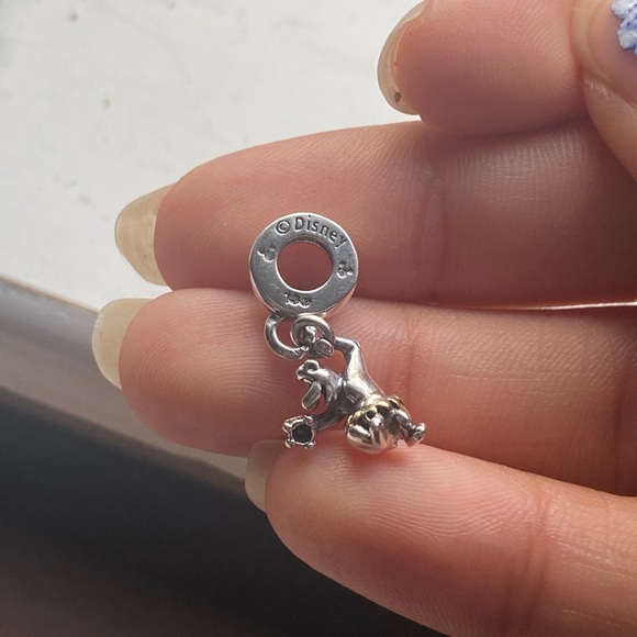 Pandora x Disney 100th anniversary Baloo Lab-grown diamond dangle charm - Picture 1 of 2